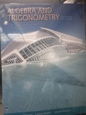 Cengage Learning Algebra & Trigonometry Instructor's 4th Edition James Stuart.