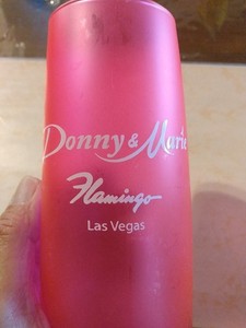 Donny And Marie Flamingo Las Vegas Glass
