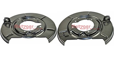 METZGER Rear Brake Discs Splash Panel SET For BMW E36 E30 Z3 82-03