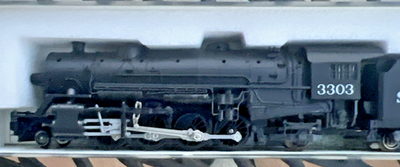 KATO 126–0113, USRA, 2-8-2, Heavy MIKADO, Southern Pacific, #3303