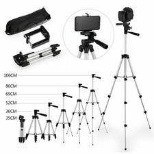 1P Professional Camera Tripod Stand Phone Holder For Smartphone iPhone Samsung
