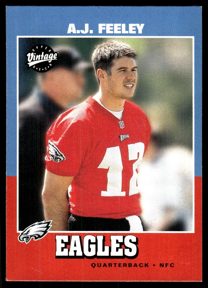 AJ Feeley Upper Deck Vintage #249 Base