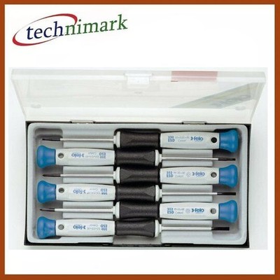 Bondhus 07157-31848 ESD 6 Piece Precision Slotted & Phillips Screwdriver Set