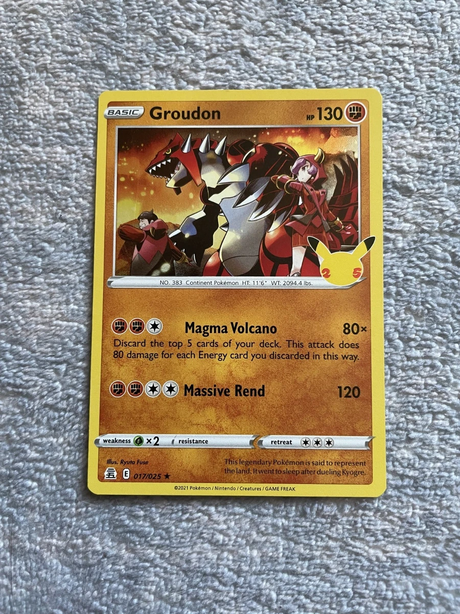 Groudon 017/025 Celebrations for sale | eBay