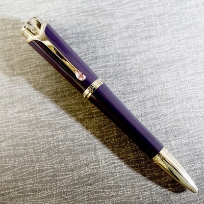 Rare MONTBLANC Princess Grace de Monaco Ballpoint Pen Platinum Trim Germany