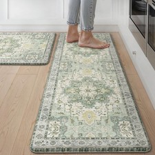 Kitchen Mats for Floor 2PCs, Washable Anti Fatigue Mat for Cushioned, 17.3x47...