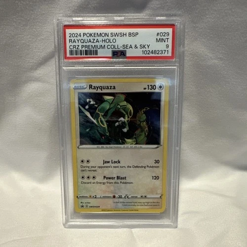 Pokémon Rayquaza Promo SWSH029 Sword & Shield Holo PSA 9 2024