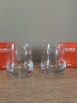 2x Jura Whisky Tumbler Glas in Box 30cl 300ml