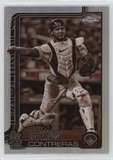 2025 Topps Chrome Sepia Refractor Willson Contreras #82 1ta7
