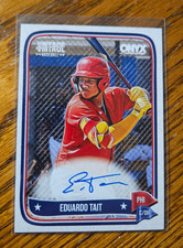 Eduardo Tait Auto -2024 Onyx Vintage Autograph VAEDTA -Philadelphia Phillies