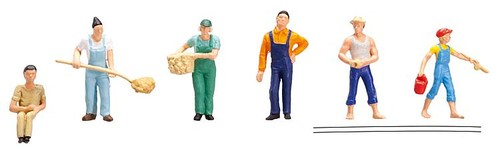 Figuras de plástico Faller 151093 escala HO en el país (juego de 6) | Zustand: New