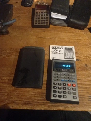 Calculatrice casio fx 15 vintage de collection