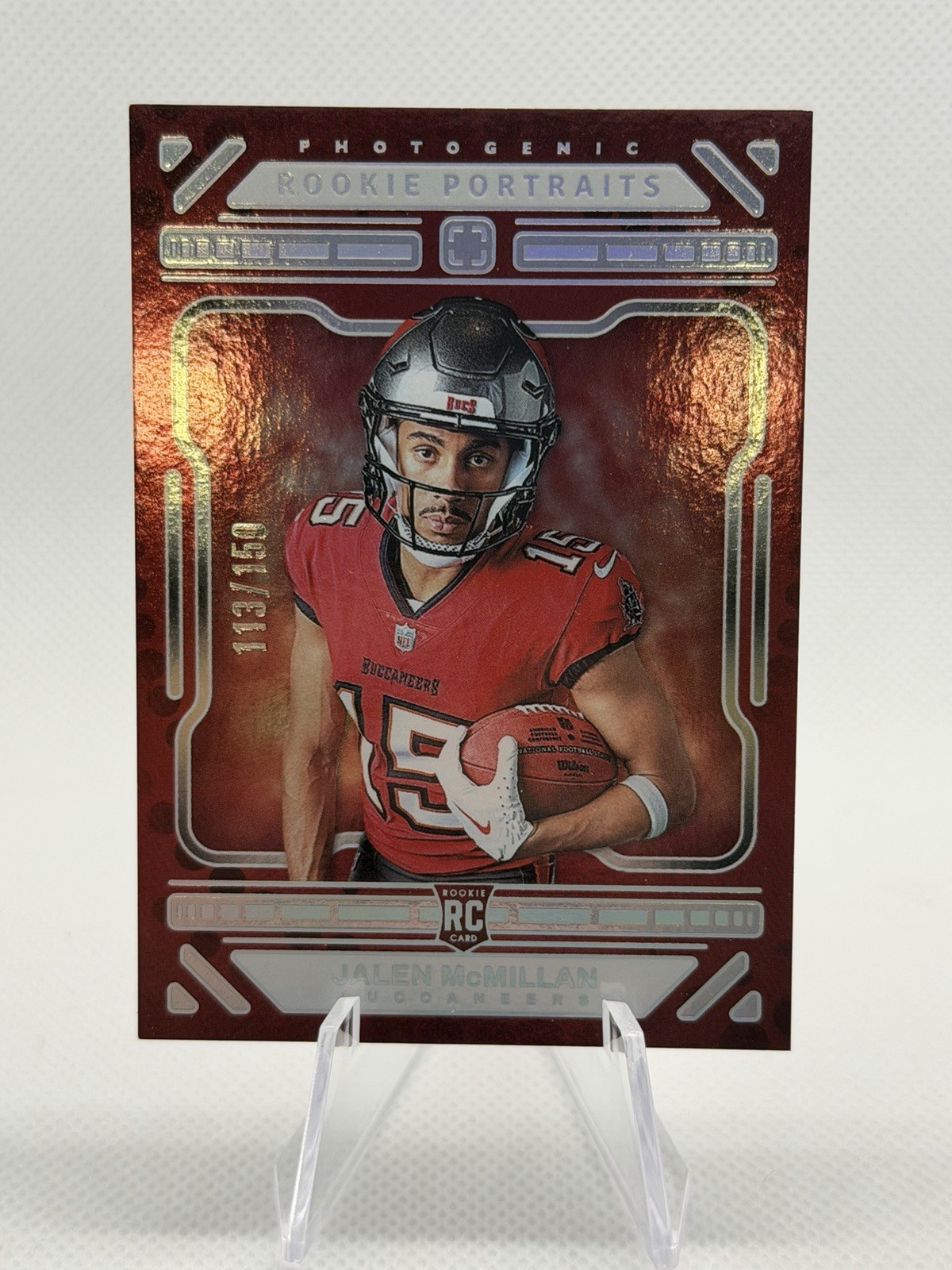 2024 Panini Photogenic - Rookie Portrait Jalen McMillan #167 Silver /150 (RC)