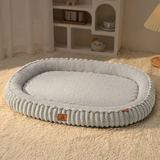 Oval Pet Beds Mats for Small Medium Dogs Cats Removable Washable Dog Mattress Ca