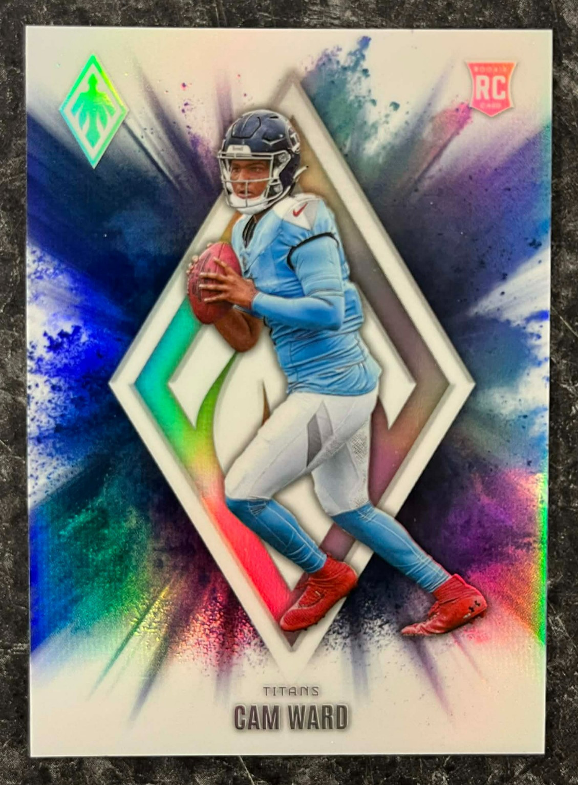 2025 PANINI PHOENIX CAM WARD RC ROOKIE COLOR BLAST SSP TITANS
