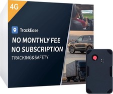 GPS Tracker for Vehicles, No Monthly Fee, Subscription, Long Battery...