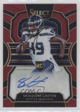2018 Panini Select Rookie Signatures Maroon Prizm 53/75 Shaquem Griffin Auto et6
