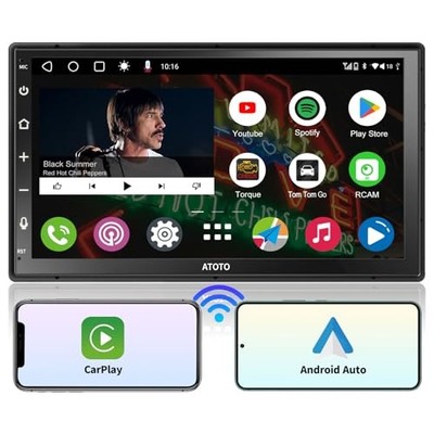 ATOTO A6 PF Estéreo de coche doble DIN de 7 pulgadas, radio
