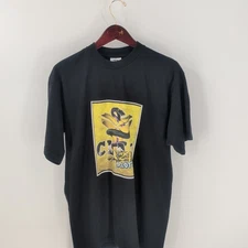 Vintage 90's Y2k Pro Club Shirt Kobe Clan 24 Plotu Graphic T-Shirt Black Sz L