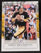 2017 Panini Playoff Terry Bradshaw HOF No 166 Pittsburgh Steelers