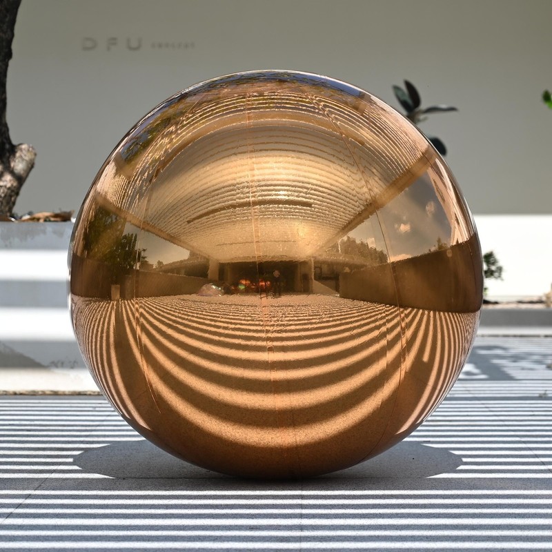 Yescom 40" Big Shiny Inflatable Mirror Ball Reusable Party Wedding Event Gold
