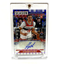 2024-25 Mosaic Kyshawn George Rookie Ticket Variation Auto #18/49 JERSEY# 1/1