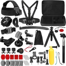 Action Cameras Accessory Kit, Bonvvie 50-in-1 Sports Camera Kit...