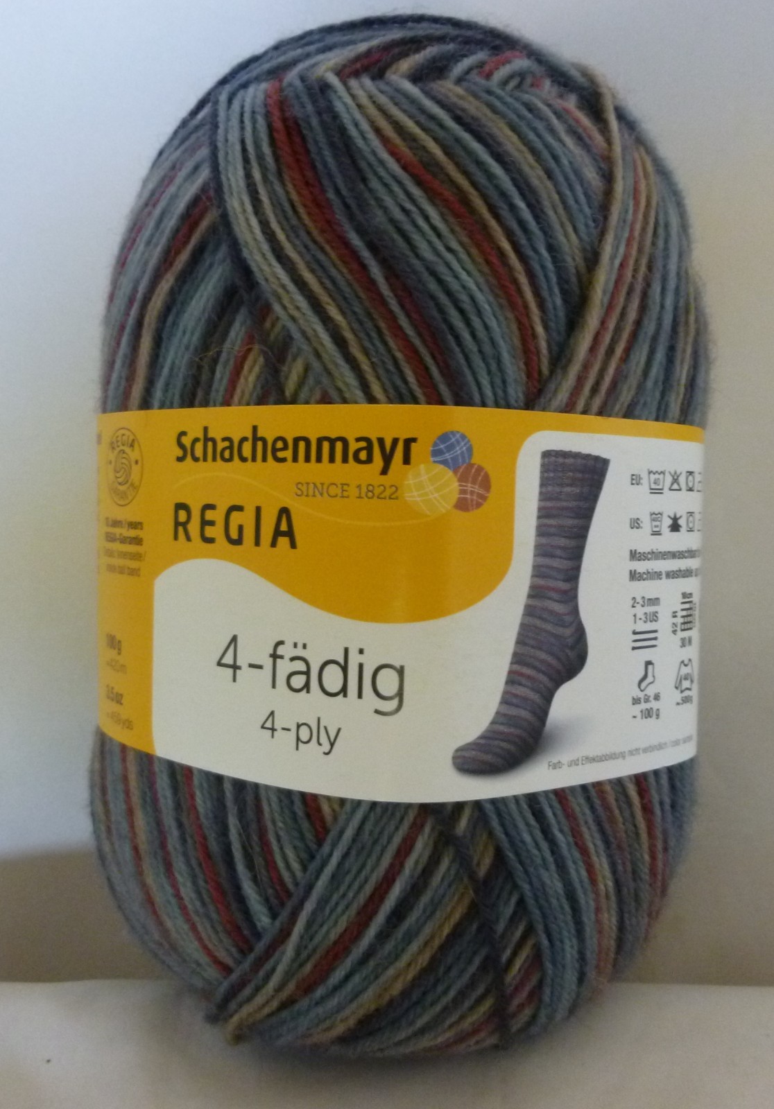 Regia 6029 ~ 4ply Multicoloured Sock Yarn x 100 gms
