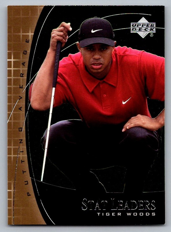 Tiger Woods #SL7 Stat Leaders 2001 Upper Deck