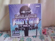 Karaoke party hits vol 2 VOCAL STAR 150 SONGS CD`S NEW/SEALED.