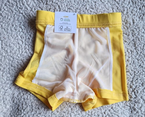Yellow Lets Have Fun Today Swim Shorts Age 12-18 Months Brand New With Label - Picture 5 of 6