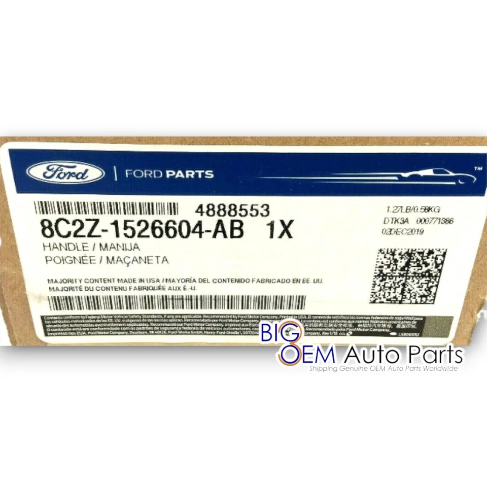 Ford Serie E 92-25 furgoneta lado pasajero puerta corredera manija exterior nuevo OEM Foto 4 de 4