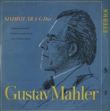 MAHLER Symphony 4 LUDWIG SK Dresden SCHLEMM Soprano ETERNA 820028 LP GG1 Ed.1