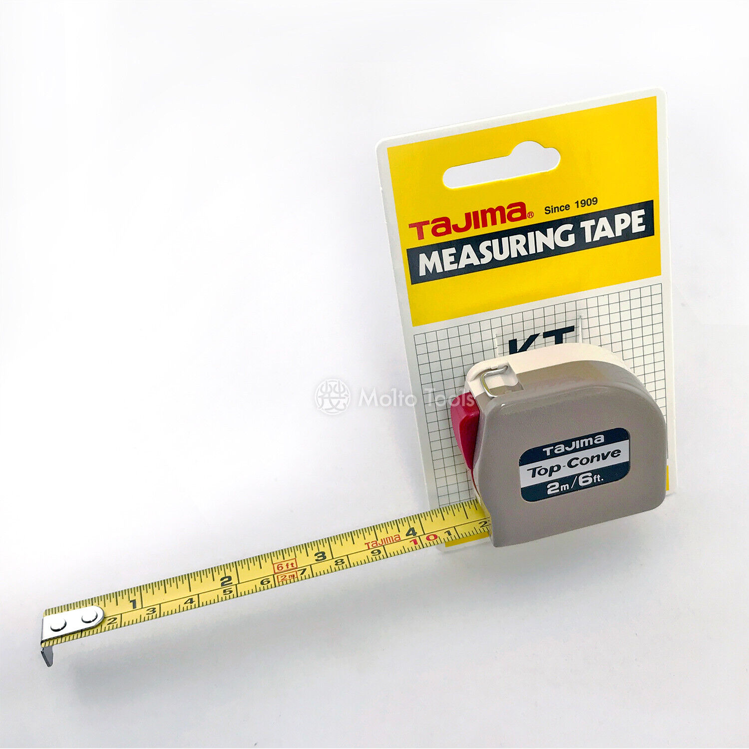 Tak Mappe Overhale TAJIMA Top-Conve 2M / 6Ft. 13mm Auto-Stop Self-Adjustment Measuring Tape |  eBay