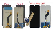 For Tecno Pova LD7 Pova 2 LE7 Pova Neo LE6 Touch Screen  LCD Display Assembly