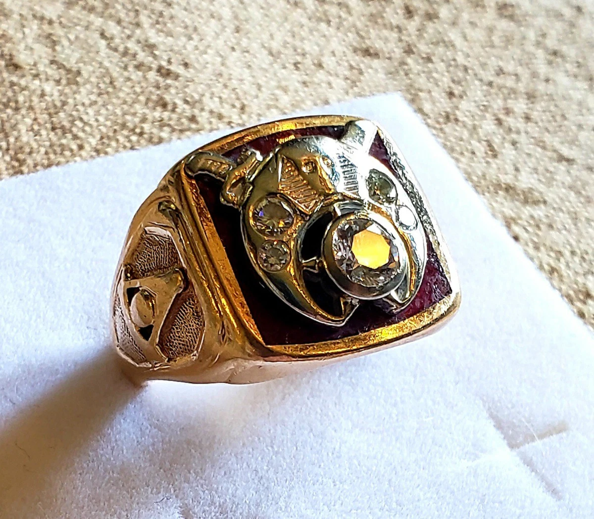 Vintage shriner ring deals