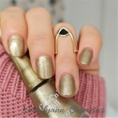 Bourjois 1 Sekunde Nagellack 05 Gold'n Roll Metallic - NEU - KOSTENLOSER VERSAND