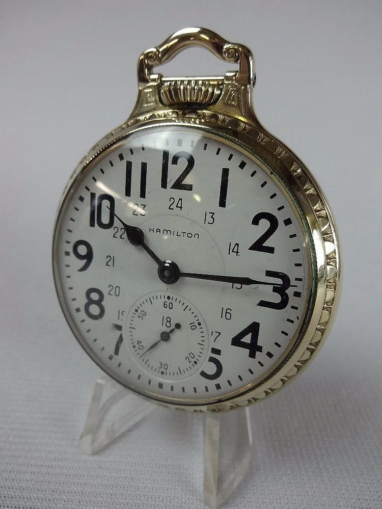 Hamilton 992B. Railroad Watch Rare Historical Jack Kirkup
