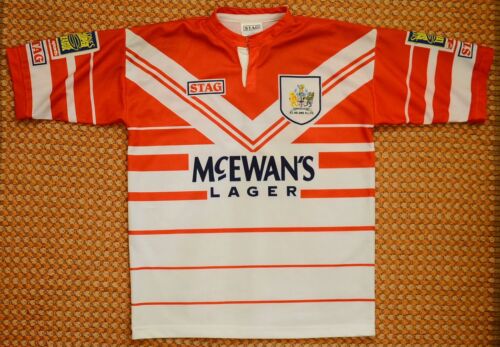 St. Helens Vintage Mens Rugby Shirt by STAG Adult Large