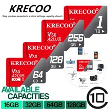 High Speed Micro SD 1TB Memory Card UHS-I U3 V30 4K for GoPro & Drone Flash lot