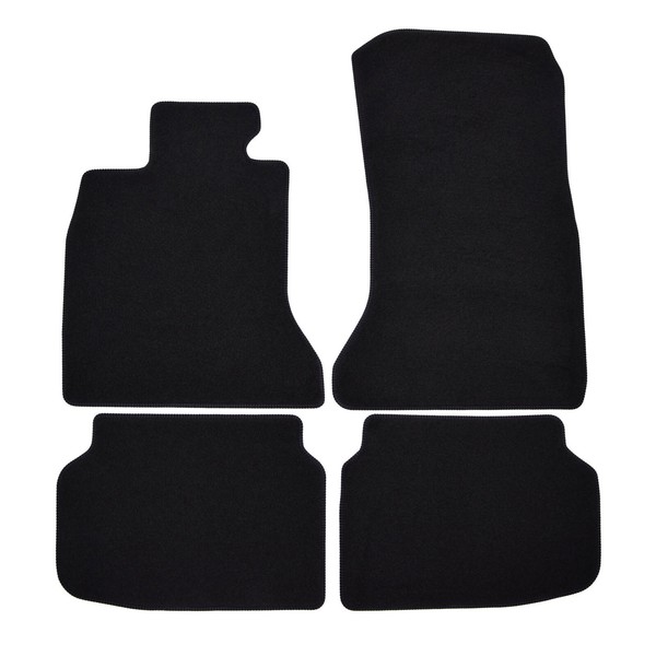 Velour FußMatten Automatten FüR Bmw 7Er F01 2009-2016 4-Tlg Schwarz-image