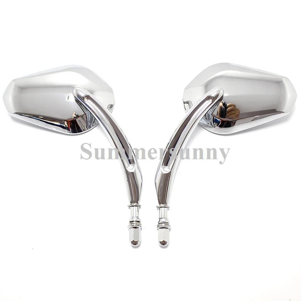 PARA HARLEY DAVIDSON ROAD GLIDE ESPEJOS RETROVISORES LATERALES TURISMO MOTOCICLETA CROMO Foto 2 de 4