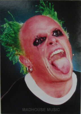 PRODIGY KEITH FLINT official Original UK POSTCARD 1990's HEROES SPC2942 Mint