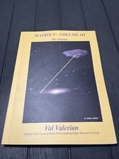 MATRIX V 5,Volume 3,The Journey, by Valdamar Valerian,UFO,Alien,Occult,REPRINT