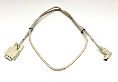 8 Pin Mini DIN Male Elbow to DB9 Female Cable 3ft Length