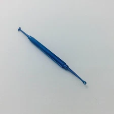 Double-ended Titanium Scleral Depressor surgical ophthalmic surgical instrument