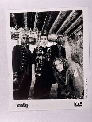 The Prodigy Photo Keith Flint Liam Howlett Original Black And White Promo 1990s