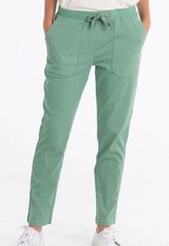 FRESH PRODUCE L NWT Priya Lagoon Green Joggers Cotton Jogger Pants Athletic