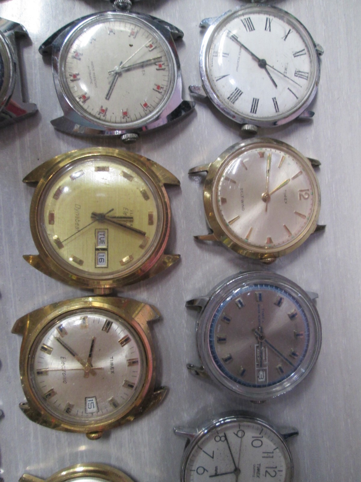 Lot of 56 Vintage Timex Quartz SelfWinding Electronic Men's Watches