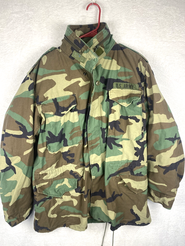 US Military Woodland Camo Field jacket (M/Long) & Pants (S/Long) READ - Picture 3 of 15
